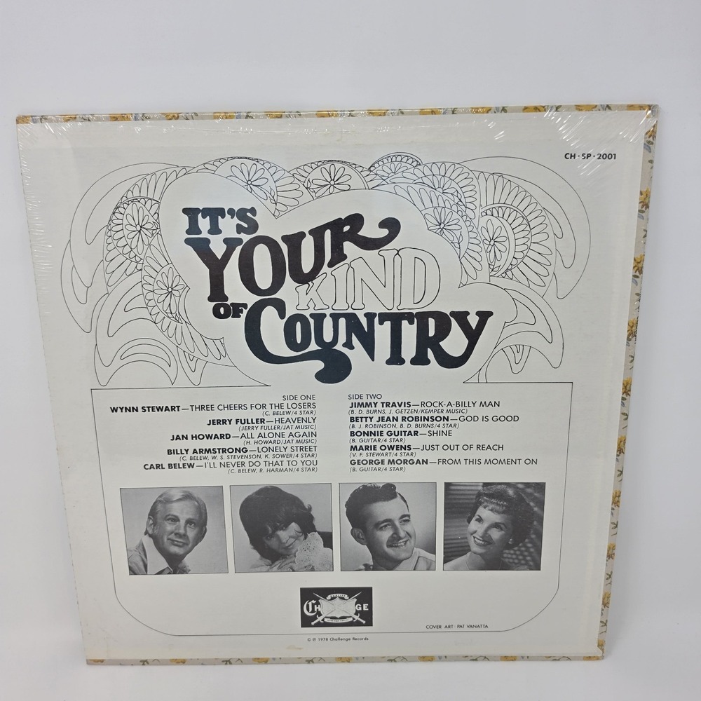 It's Your Kind Of Country- Various Artists - CHSP2001 Challenge Records 1978 - Picture 5 of 9